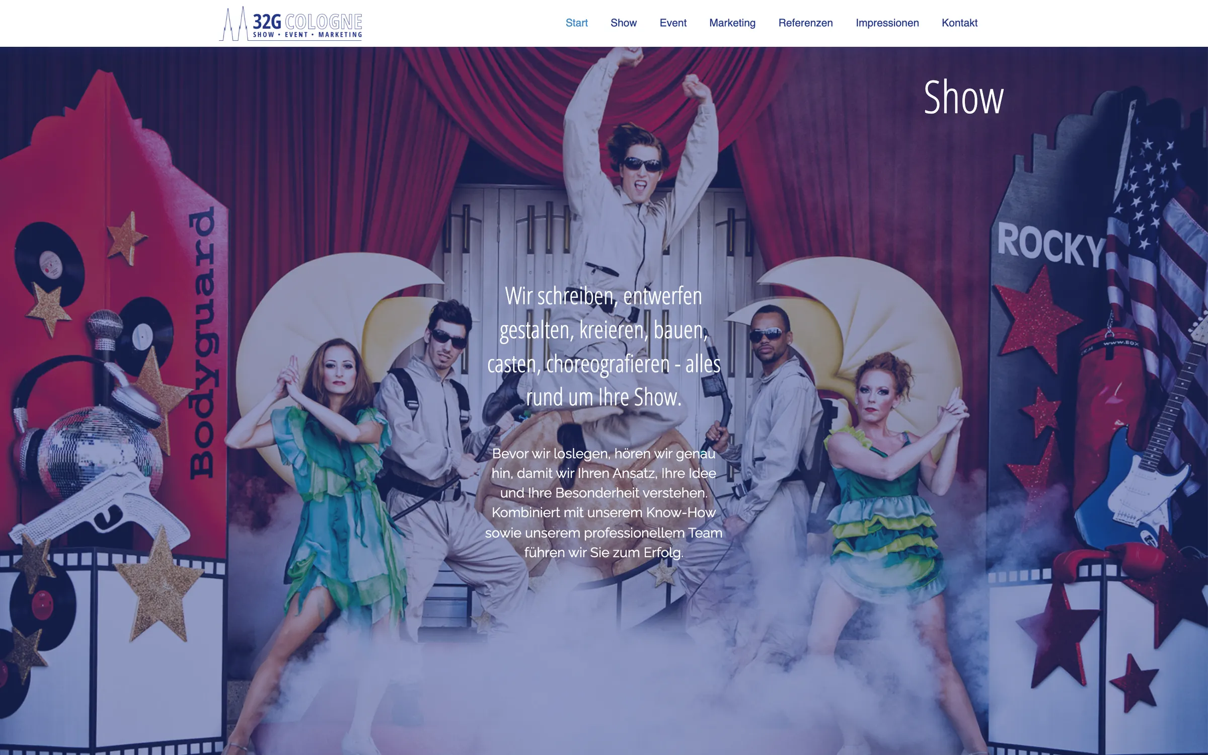 32G-COLOGNE Website — Abschnitt 2