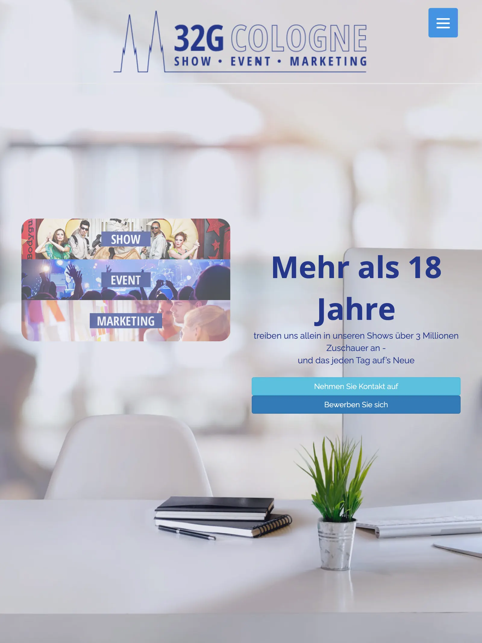 32G-COLOGNE Website — Tablet