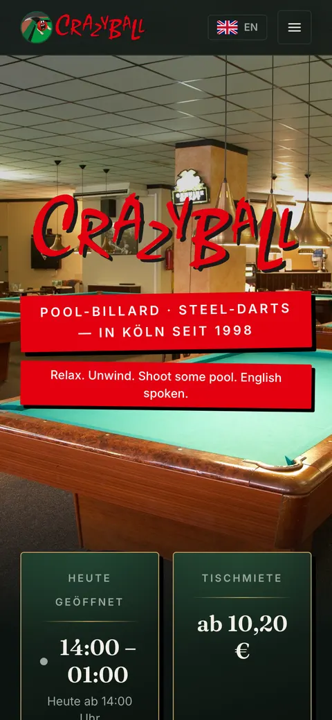 Bild vergrößern Billard Café Crazy Ball — Handy