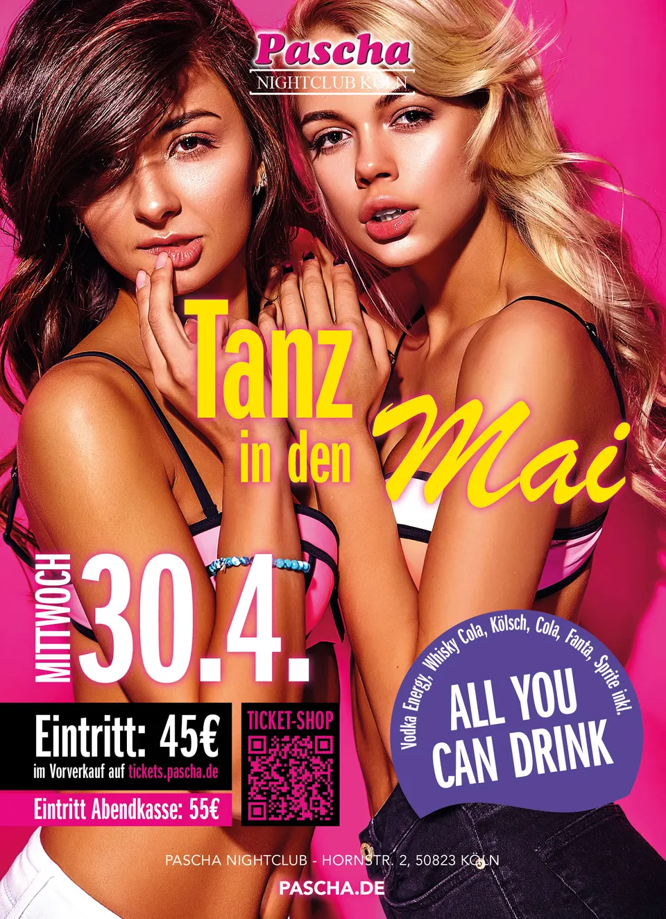 Flyer-Serie Pascha Nachtclub — Abbildung 1