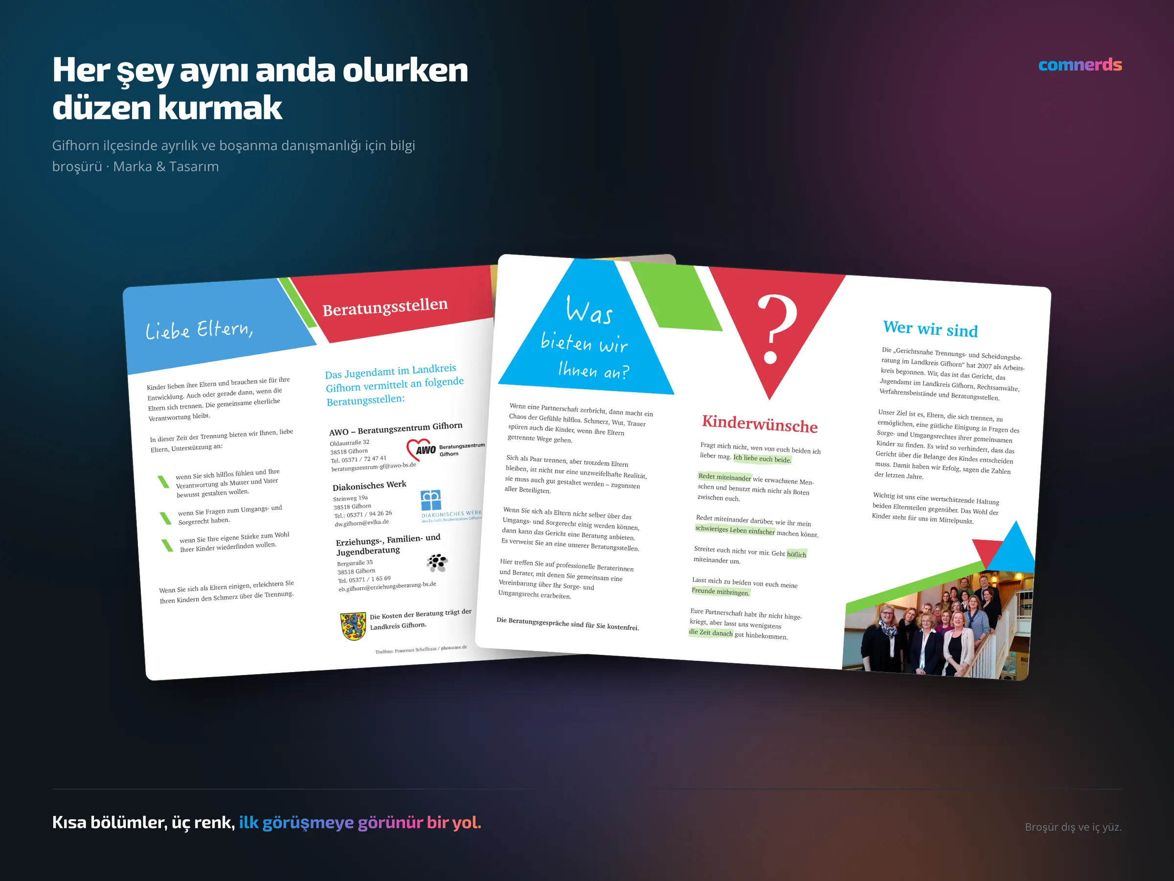 Ayrılık ve boşanma danışmanlığı bilgi broşürü — görsel 1