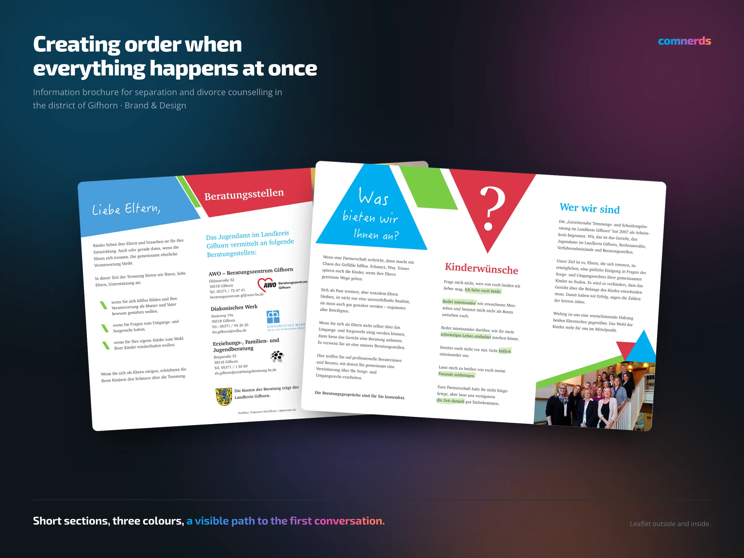 Information brochure on separation and divorce counselling — image 1