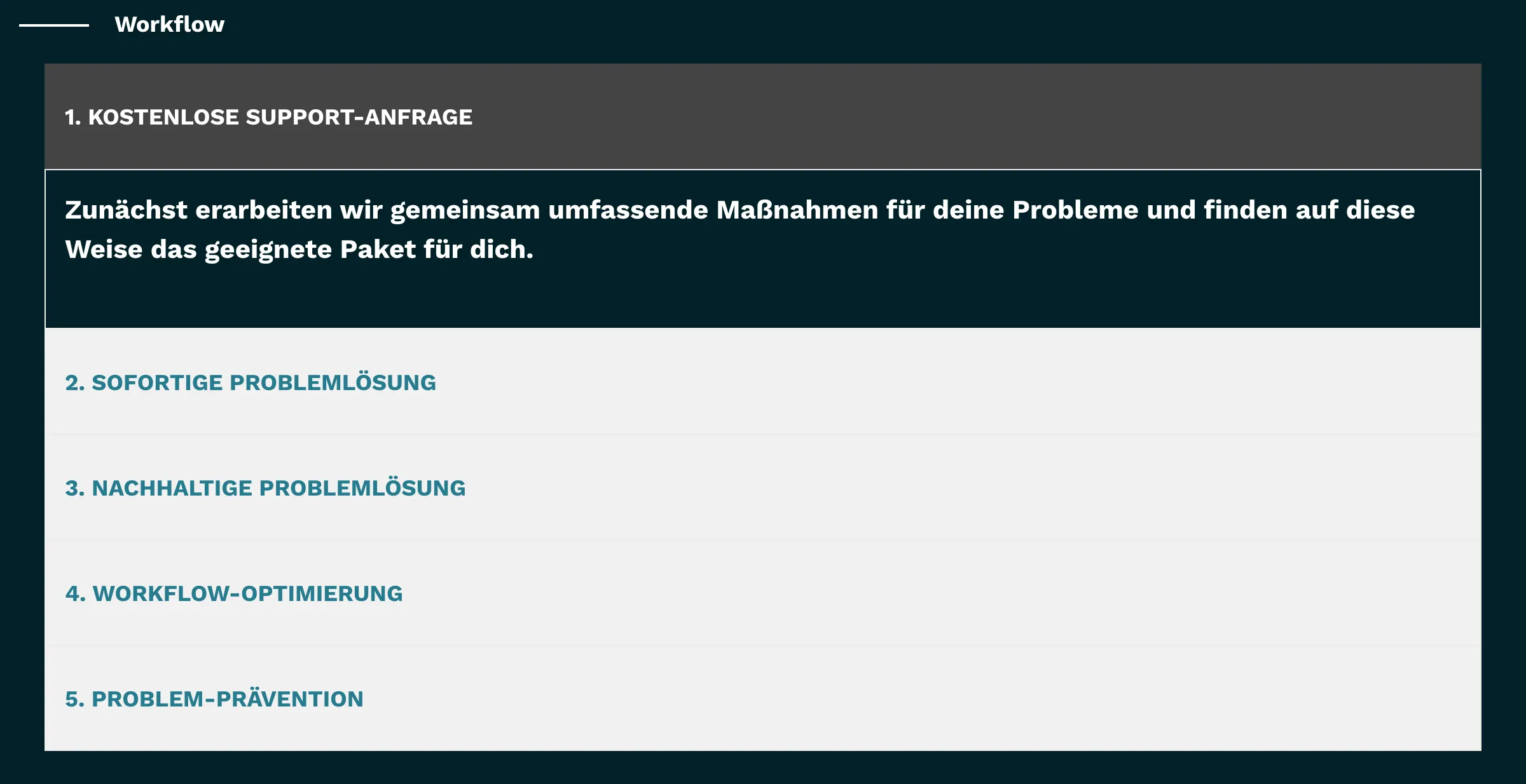 Bild vergrößern MYEDITHUB Website — Abschnitt 4