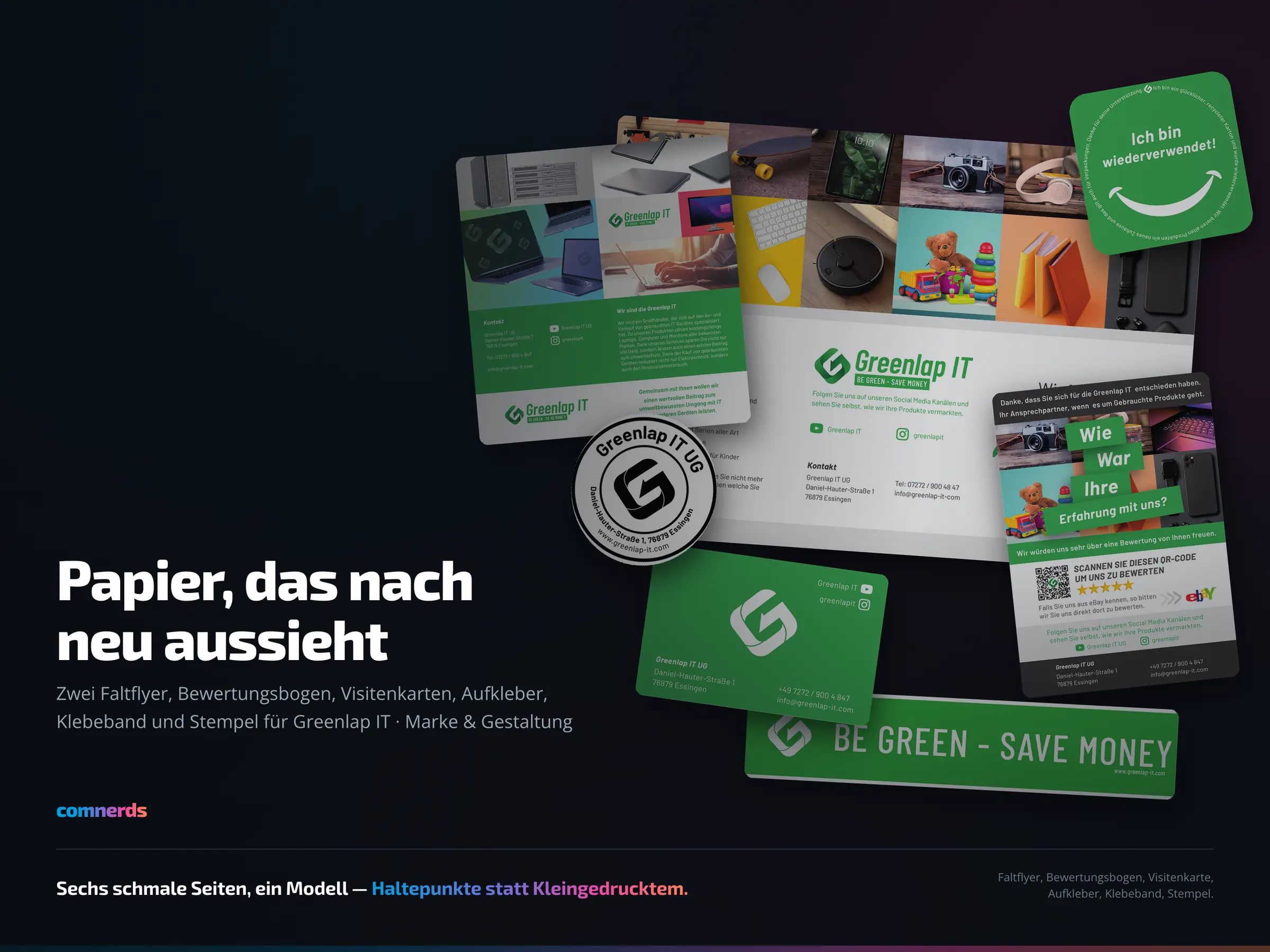 Printmaterial Greenlap IT — Abbildung 1
