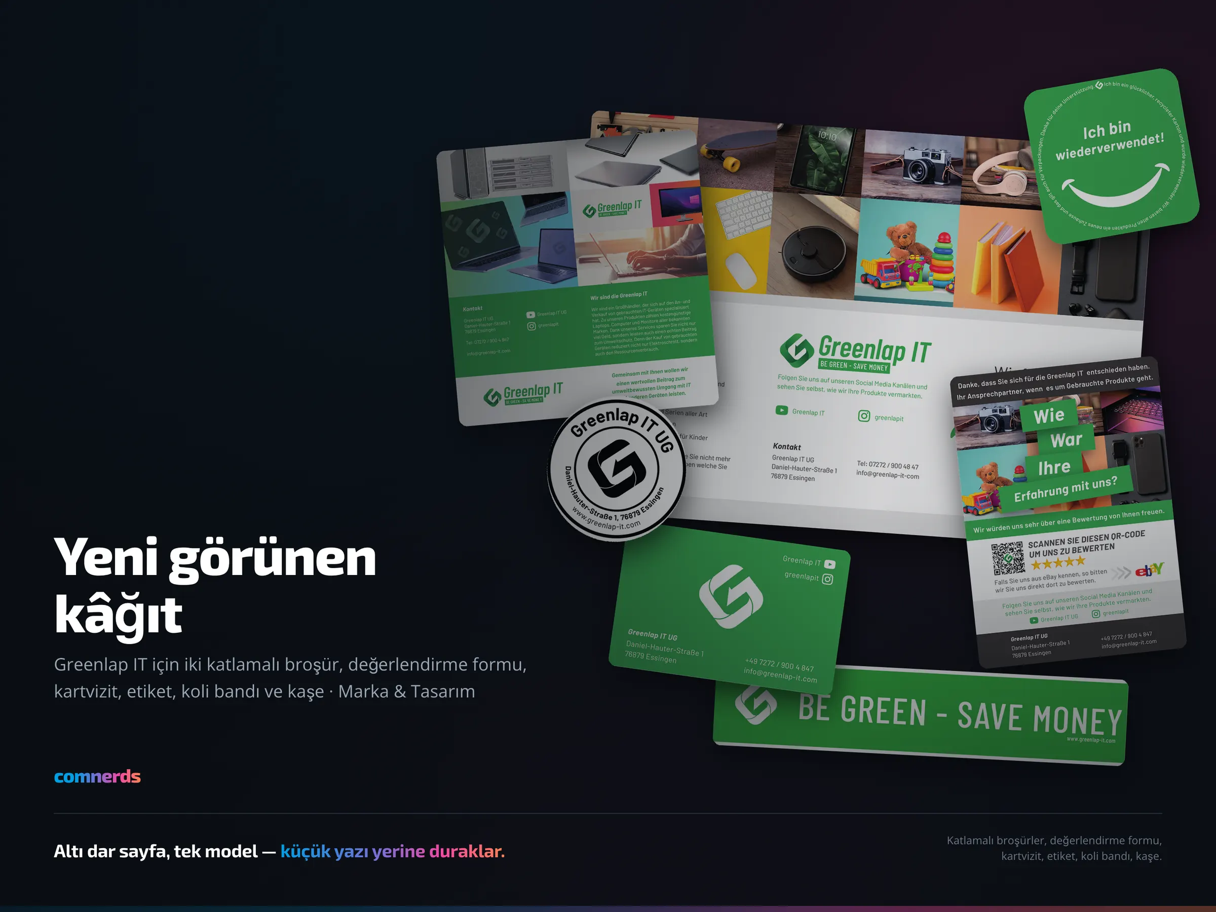 Greenlap IT basılı malzemeler — görsel 1