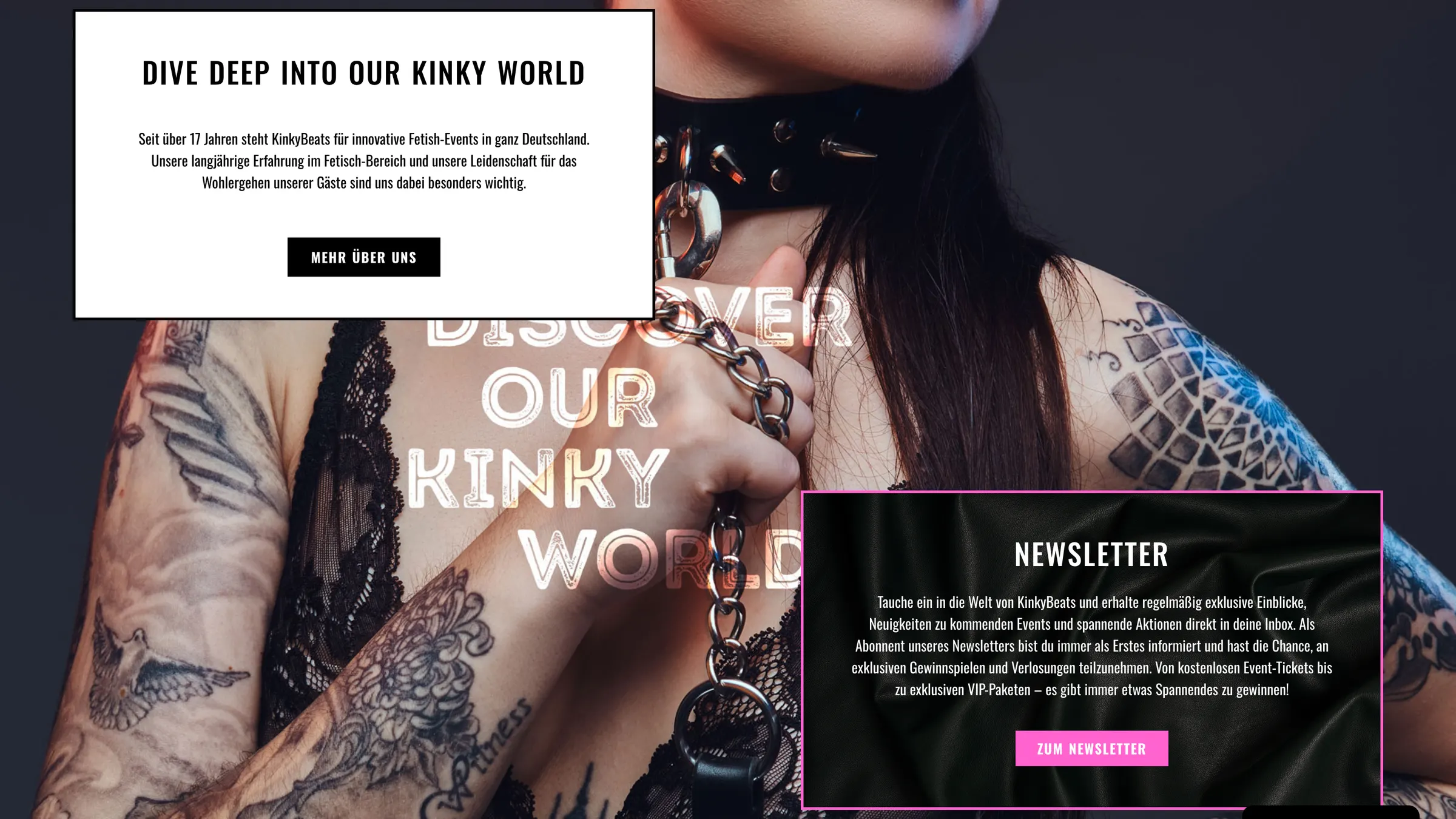 Bild vergrößern Website Kinky Beats — Abschnitt 6