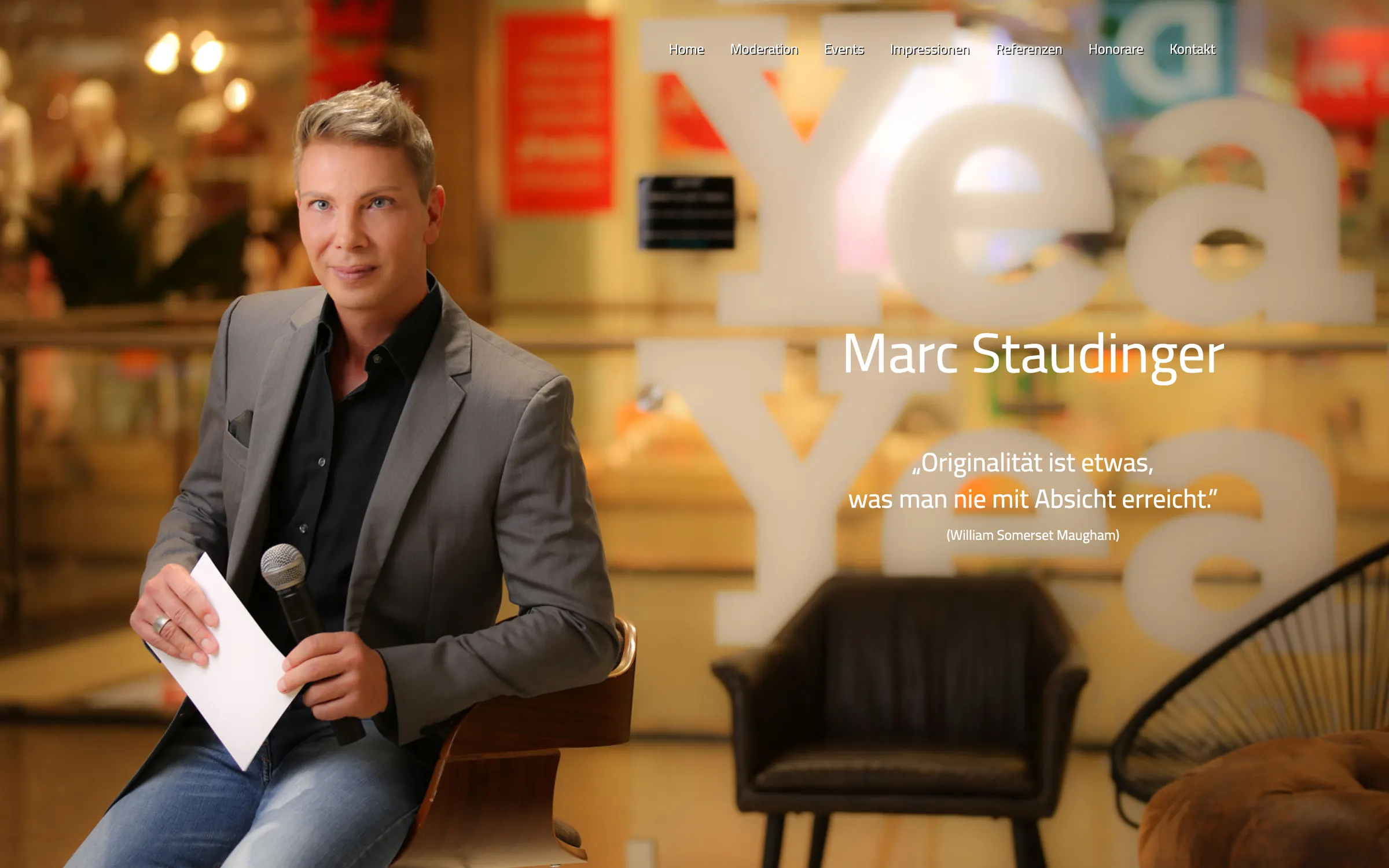 Website Marc Staudinger — Abschnitt 1