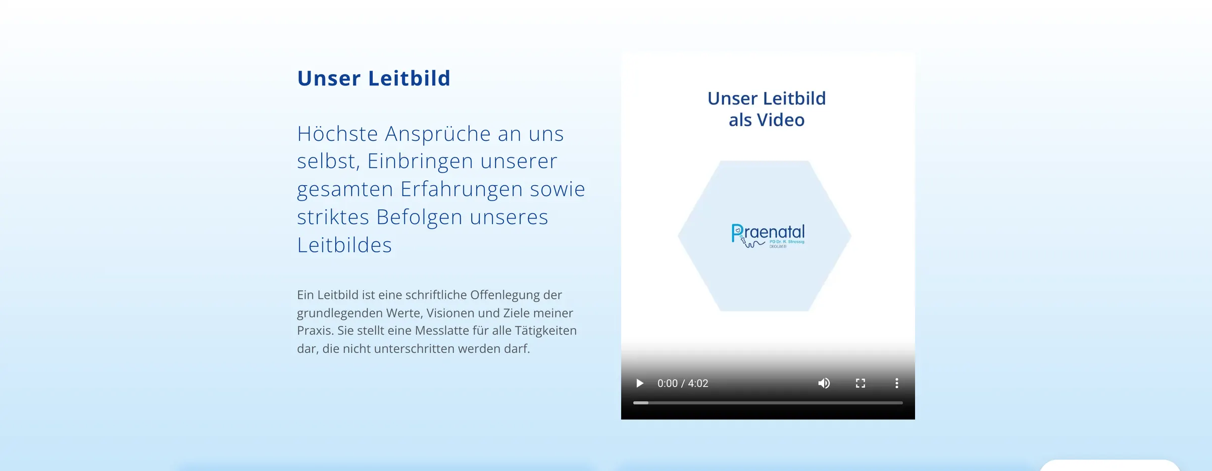 Pränatal Köln web sitesi — bölüm 3