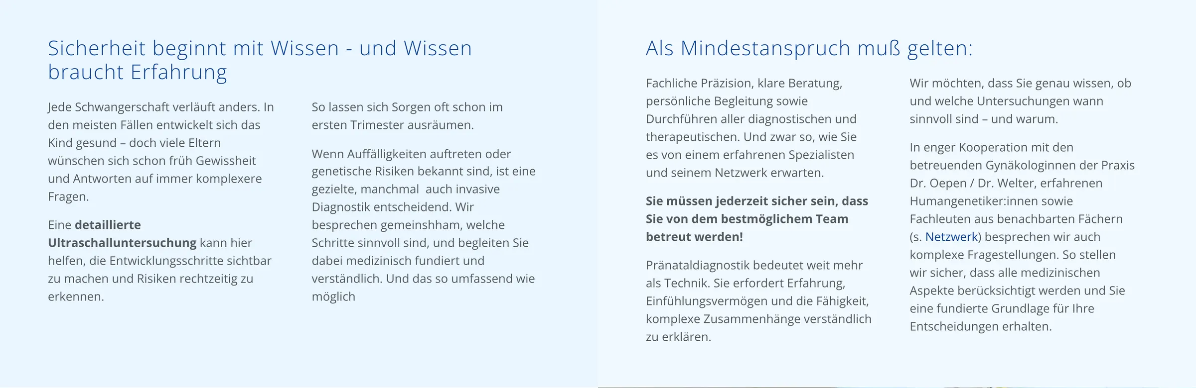 Pränatal Köln web sitesi — bölüm 5