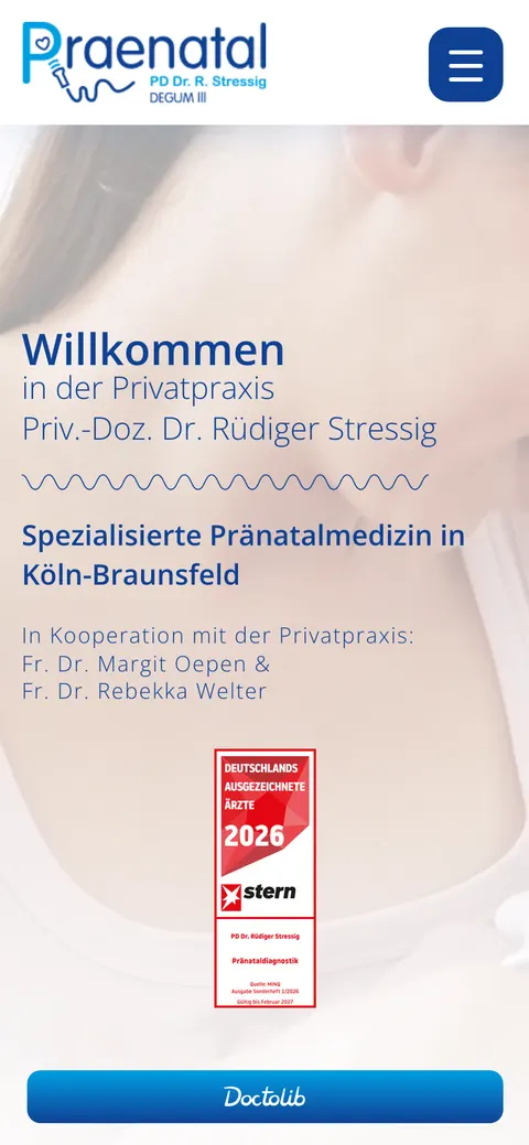 Pränatal Köln web sitesi — Telefon